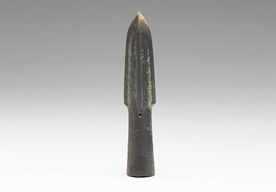 图片[2]-Spear with inscription “He nan”, Warring States period(475-221 BCE)-China Archive